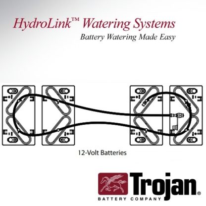 48 Volt Golf Cart Battery Watering System Trojan Hydrolink 12v Batteries
