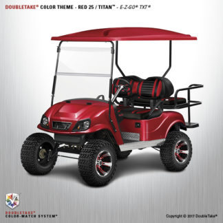 DoubleTake Golf Cart Body Kit Spartan-RED Club Car