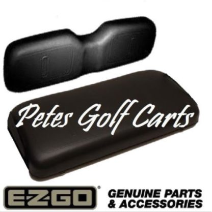 EZGO Golf Cart Seats Front Kit ST TxT MPT Models 1996 and Up Black