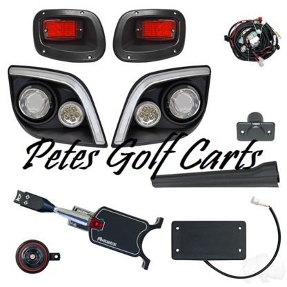 Ezgo Express Golf Cart LED Street Legal Light Kit