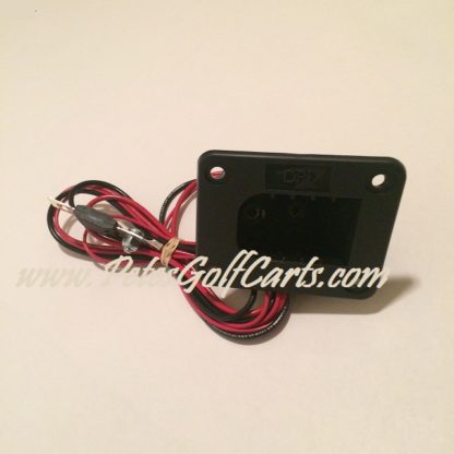 Powerwise Golf Cart Charger Receptacle Complete Assembly Wiring Ezgo Models 1996 and Up
