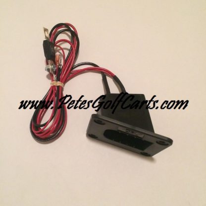 Powerwise Golf Cart Charger Receptacle Complete Assembly Wiring Ezgo Models 1996 and Up