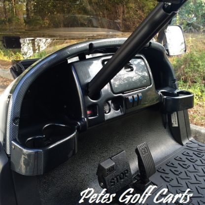 Golf Cart Dash Cover Club Car Precedent Carbon Fiber