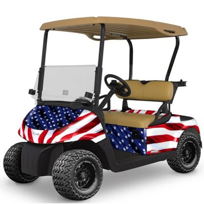 Golf Cart Graphics Kit Stars n Stripes Ezgo Rxv 2008-2015