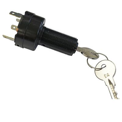 Key Switch 4-Terminal Uncommon for Club Car GAS - Pete's Golf Carts