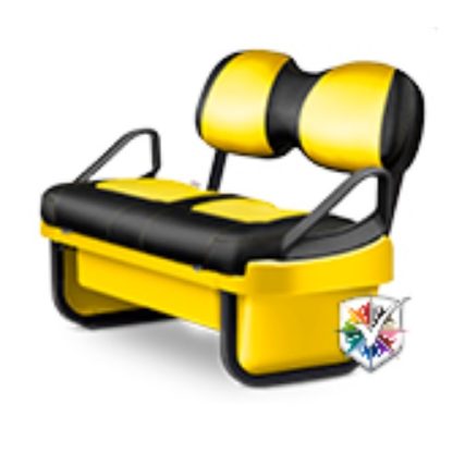 Golf Cart Seat Pod Kit Yellow