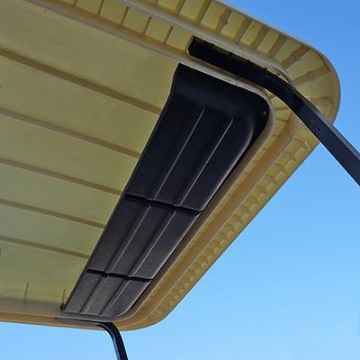 Golf Cart Storage Shelf RHOX Black