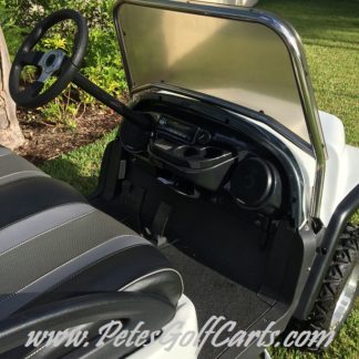 Jeep Golf Cart Carbon Fiber Dash With Stereo