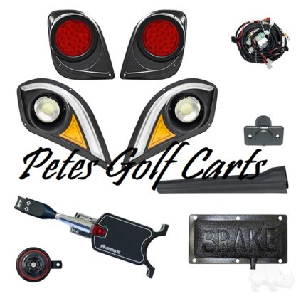 Yamaha Drive2 Golf Cart LED Street Legal Light Kit WM PGC