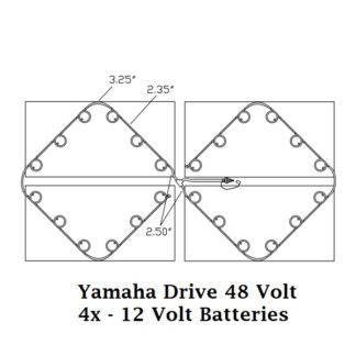 Yamaha Drive Golf Cart Battery Watering System 4x 12v