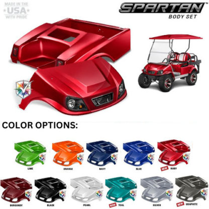 Club Car DS Doubletake Spartan Body & LED Light Kit - 11 Colors